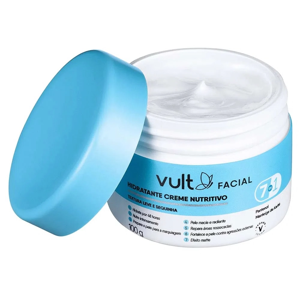 Hidratante Nutritivo Vult Facial Pote 100g
