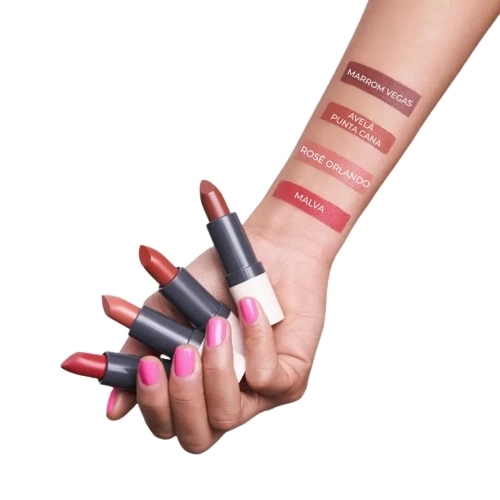 Batom Vult Matte Velvet Camila Loures Malva Madrid 3,8g