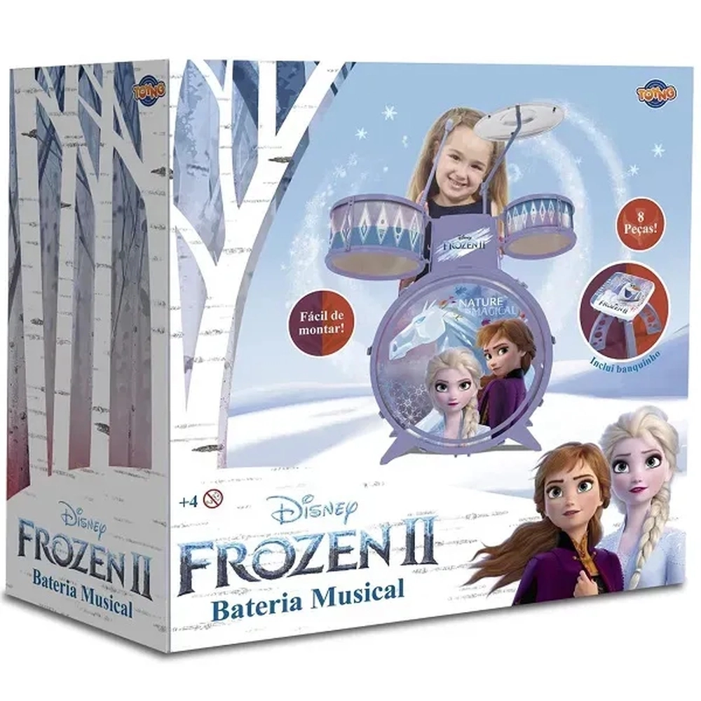 Bateria Infantil Frozen 2 Ref 27224 Toyng