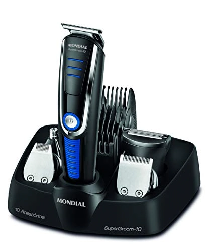 Aparador Pelos Mondial Bg03 Supgroom Mks Preto Bivolt