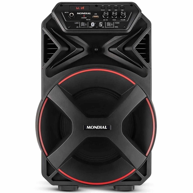 Caixa De Som Mondial Amplificada Cm 250 Bivolt Un