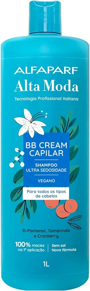 Shampoo Ultrassedosidade Alfaparf Alta Moda Bb Cream Frasco 1l