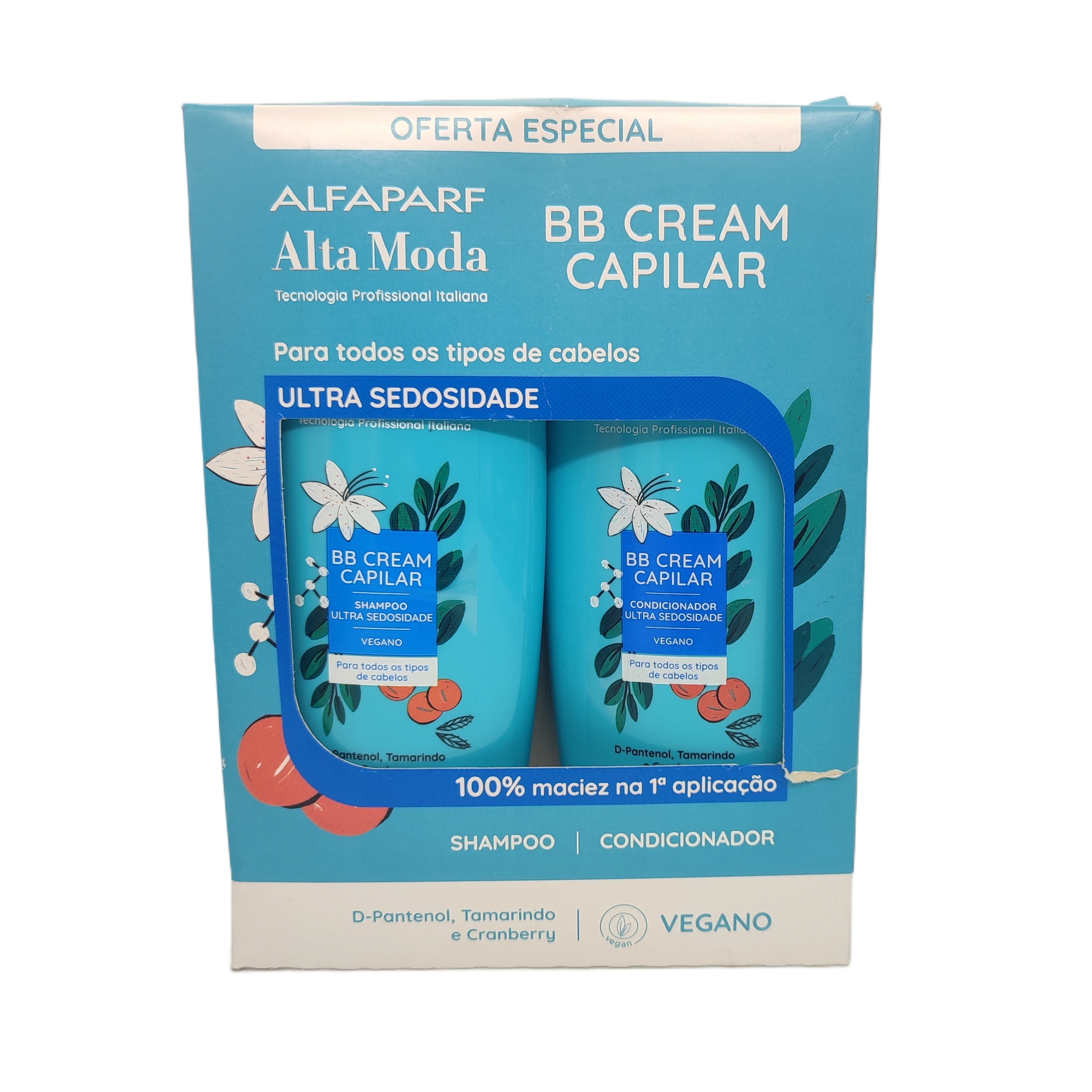 Kit Alta Moda Sh 300ml Co 300ml Bb Cream Vegano