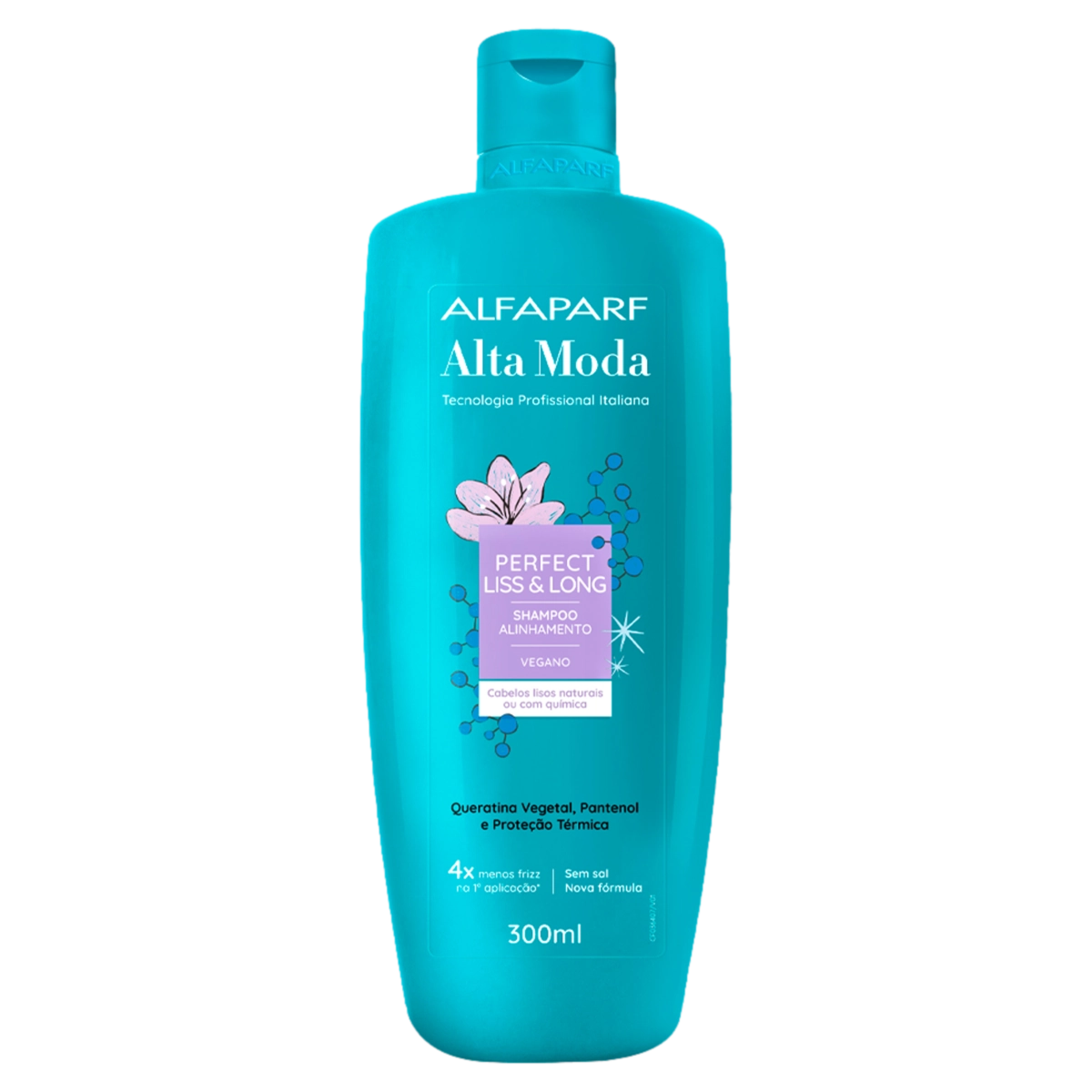 Shampoo Alinhamento Alfaparf Alta Moda Perfect Liss Long Frasco 300ml