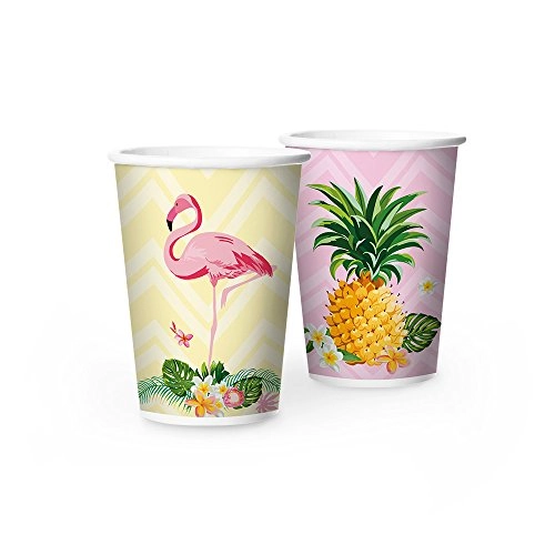 Copo De Papel Regina 180ml C/8 Flamingo