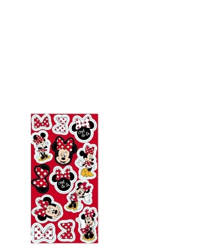 Adesivo Decorativo Minnie Mouse Rosa C/14un Regina Festas