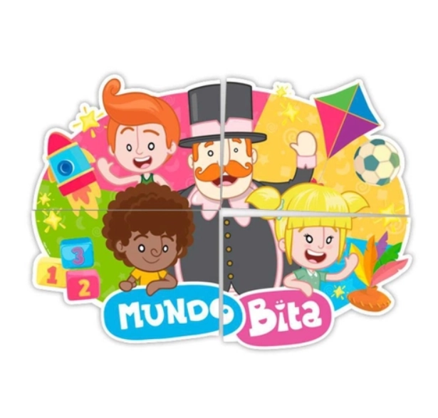 Painel Dec Mundo Bita 2 R669 Un Regina