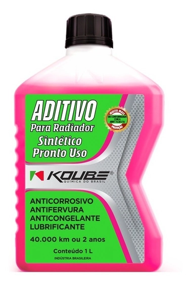 00333, Aditivo Radiador Sintetico Rosa Pronto Uso