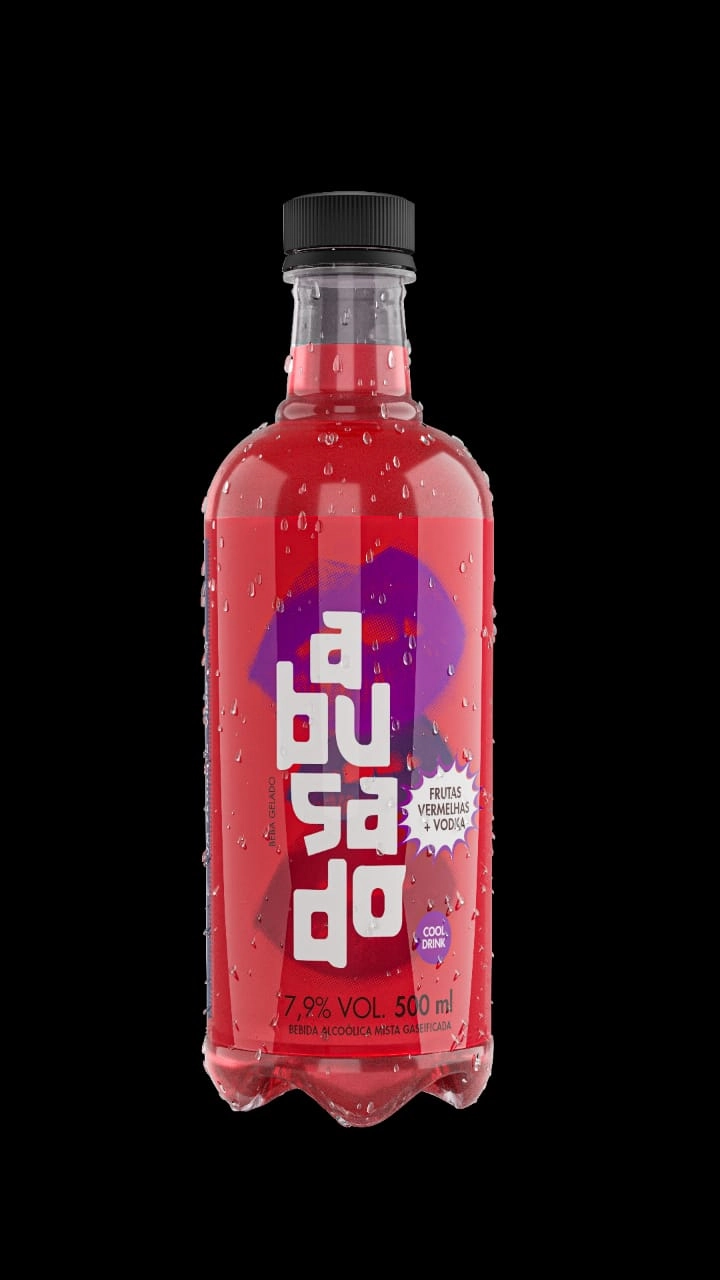 Beb Alcoolica Abusado 500ml Frutas Vermelhas