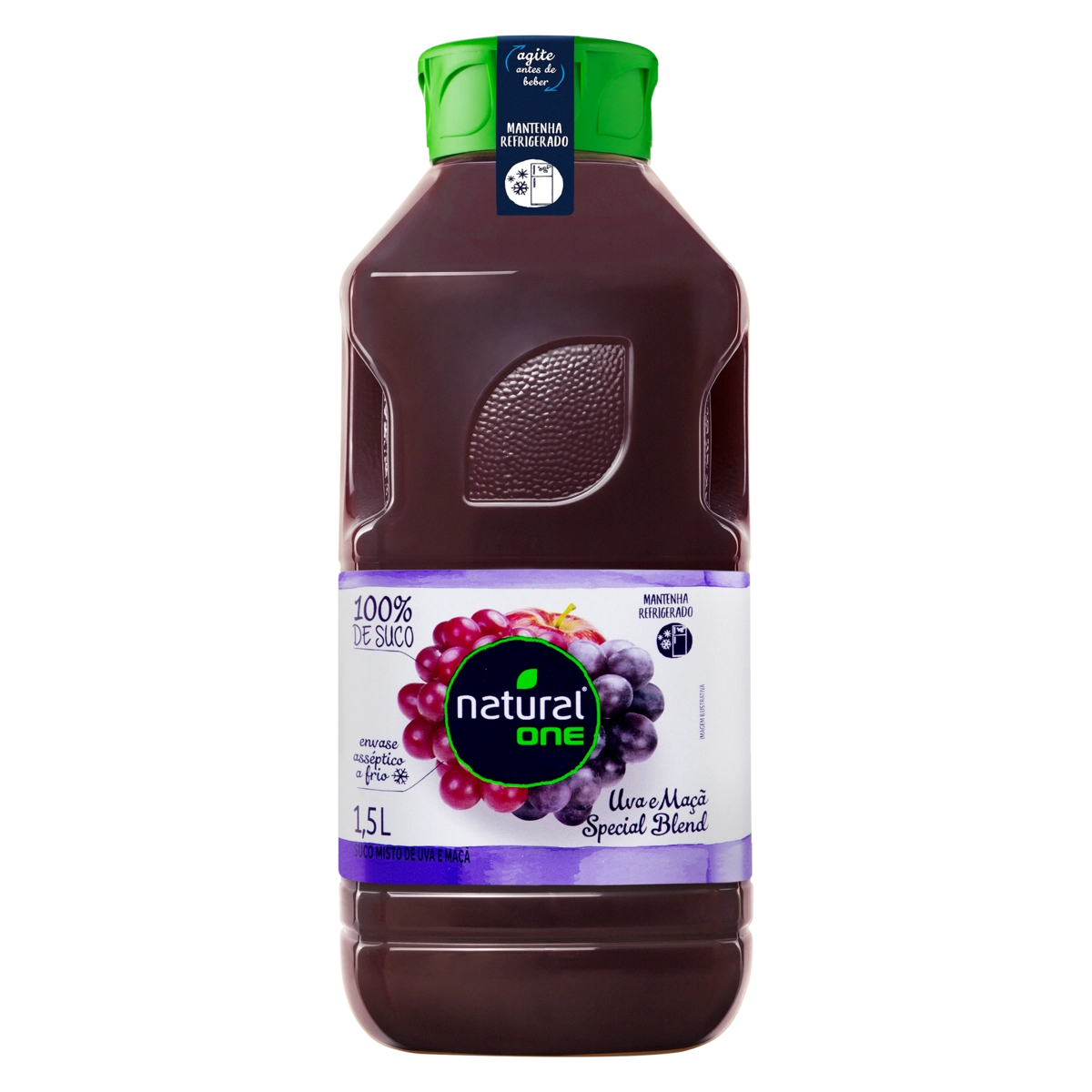 Suco Natural One Resfr Uva/maca 1,5l