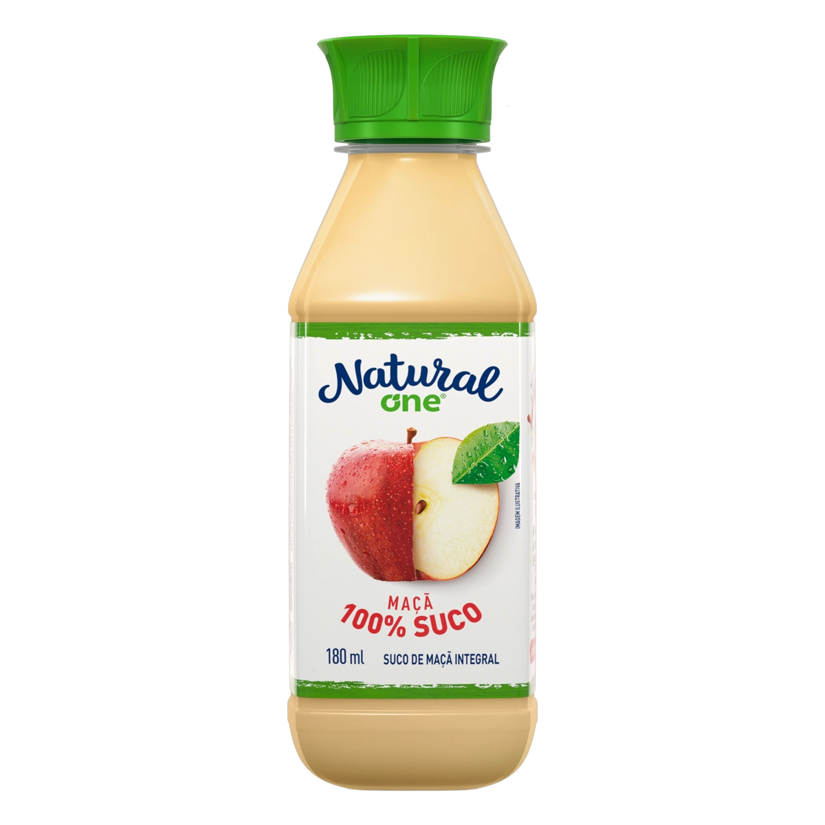 Suco Integral Maçã Natural One Refrigerado Garrafa 180ml