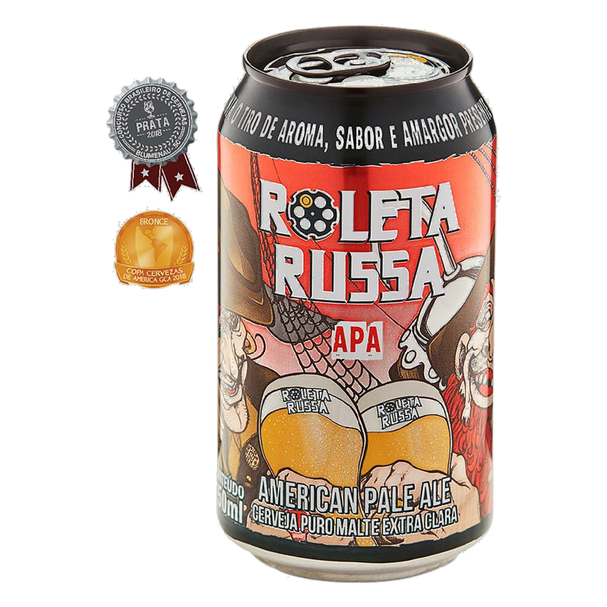 Cerveja Apa Puro Malte Roleta Russa Lata 350ml