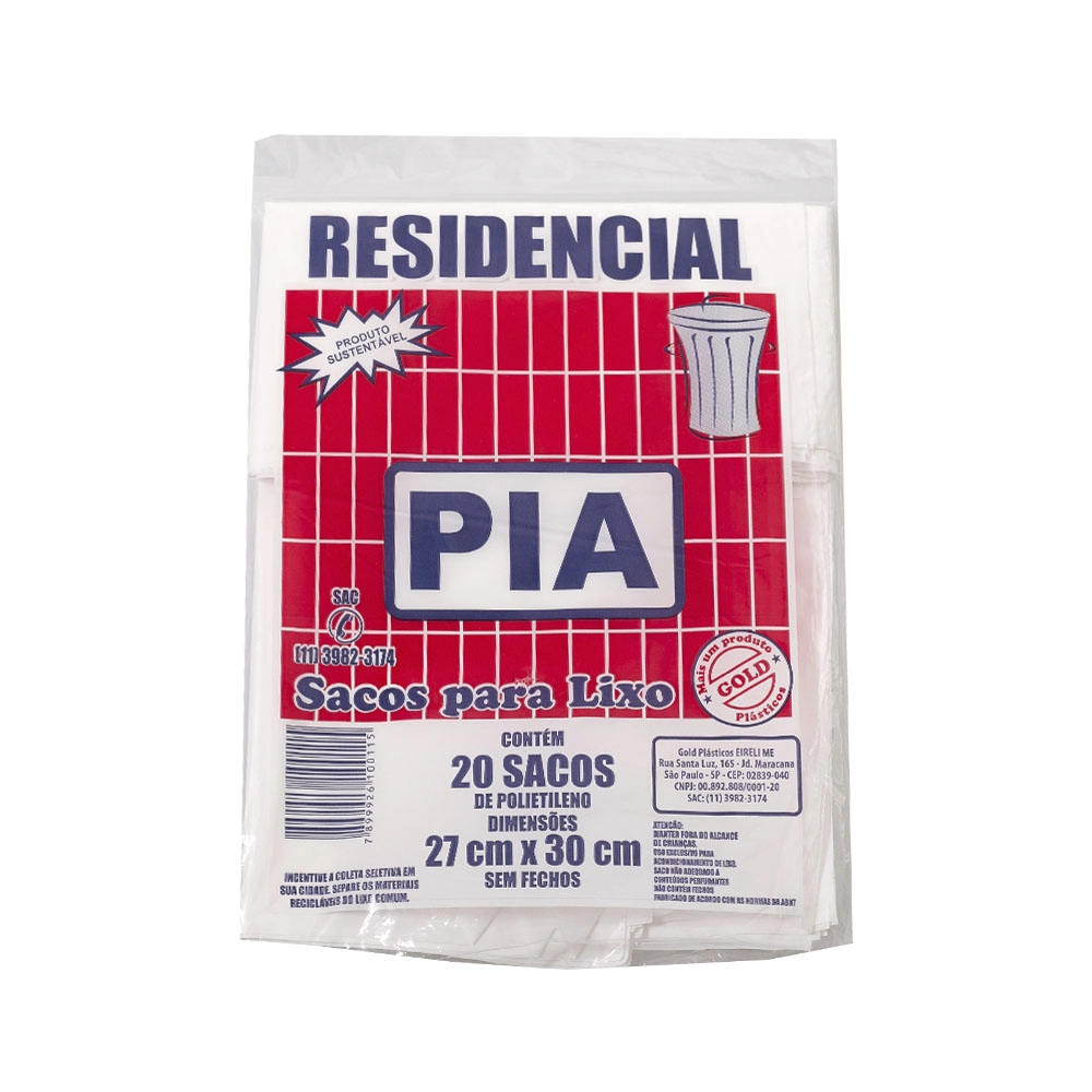 Saco De Lixo Eireli P/pia