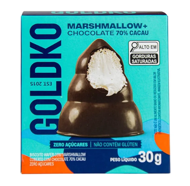 Wafer C/mashmallow Musa Gold S/a 70 Choc 30g