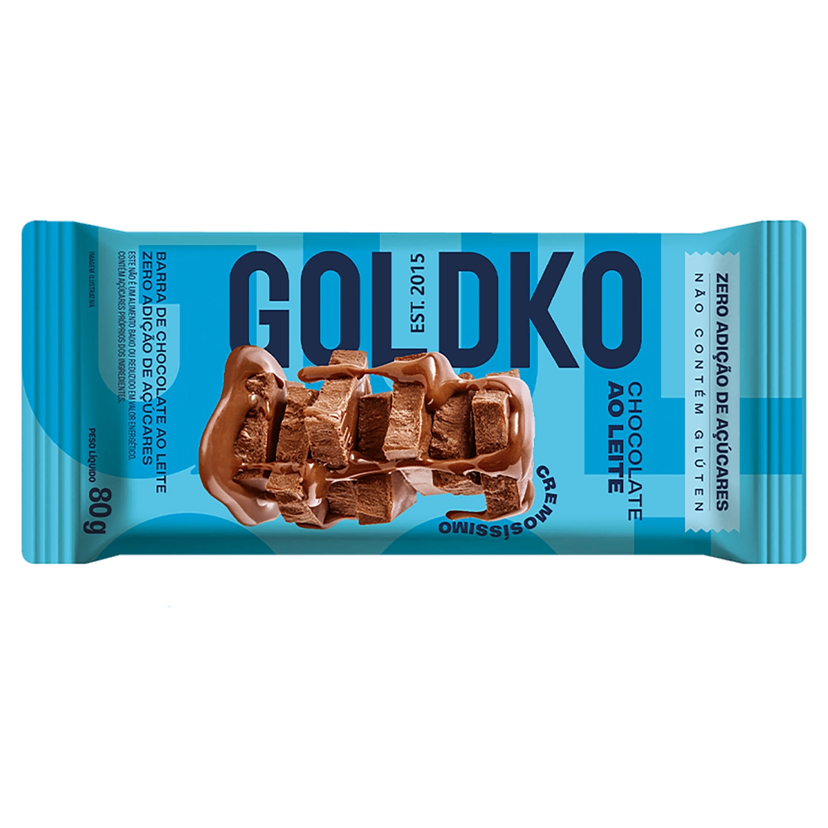 Chocolate Ao Leite Goldko Pacote 80g