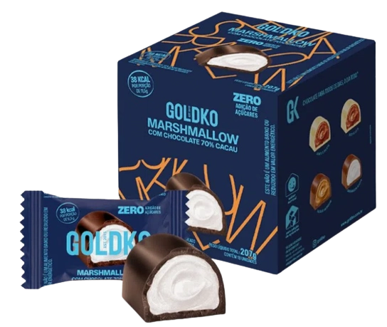 Bombom Goldko Cob.choc.70 Cacau Marshmall.zero 11,5g