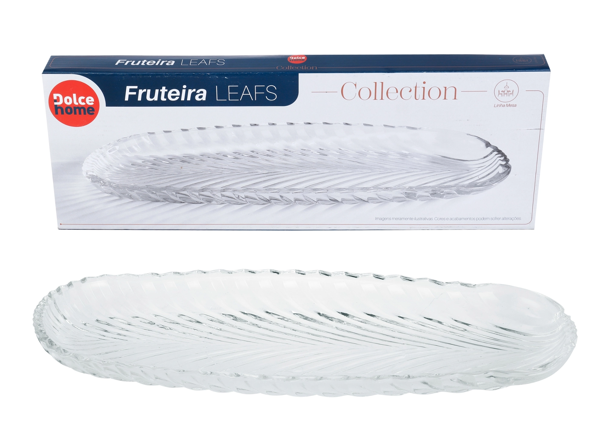 Fruteira Dolce Home Leafs 39,5x14cm
