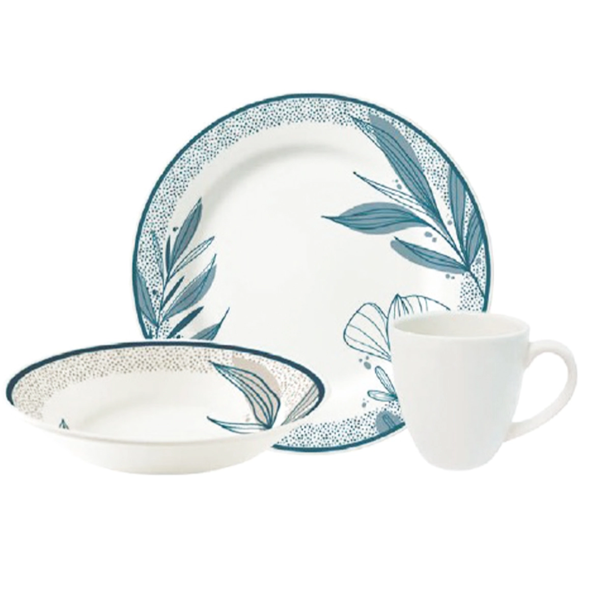Jg De Jantar Dolce Home Alba 9 Pcs