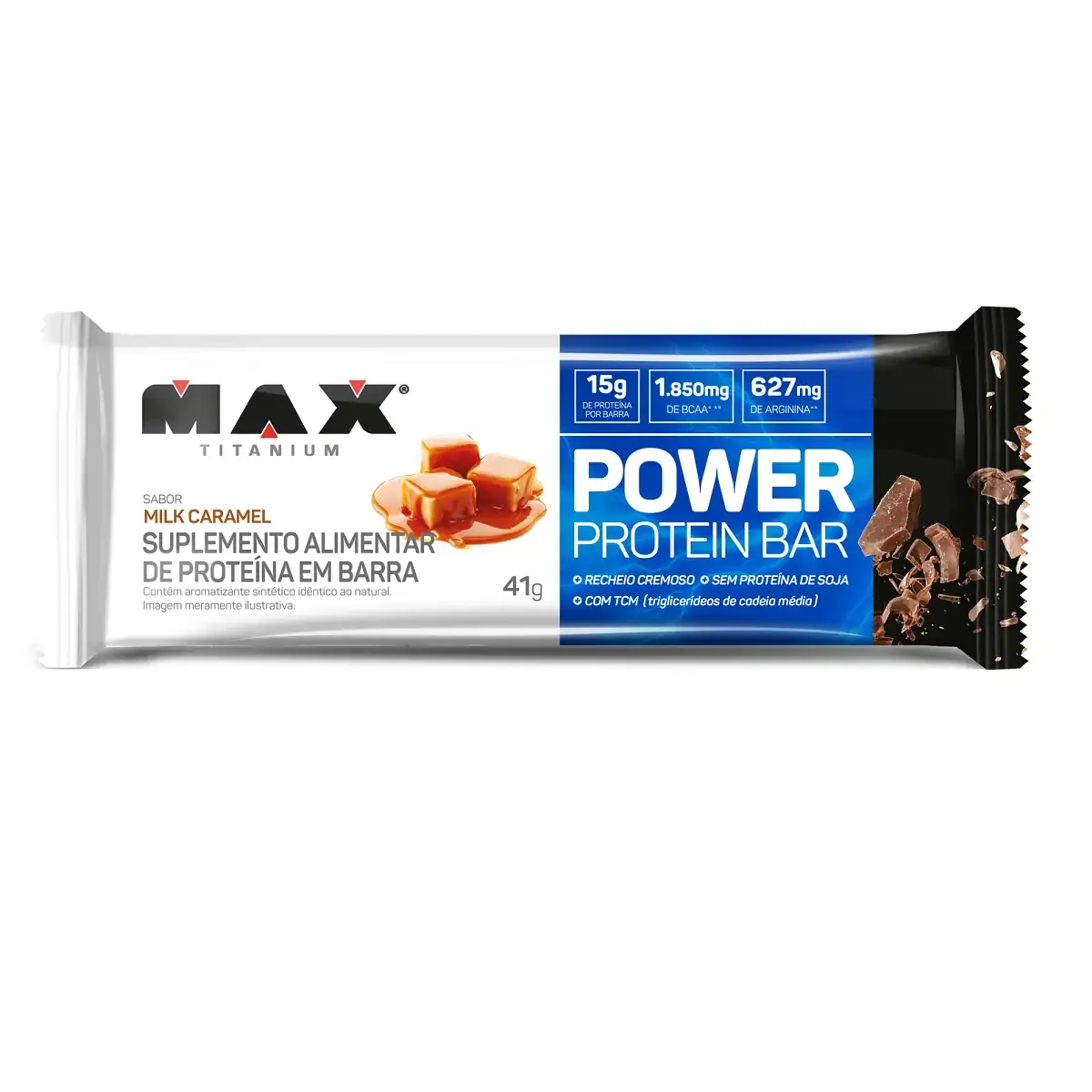 Bar Max Power Protein Milk E Caramel 41g