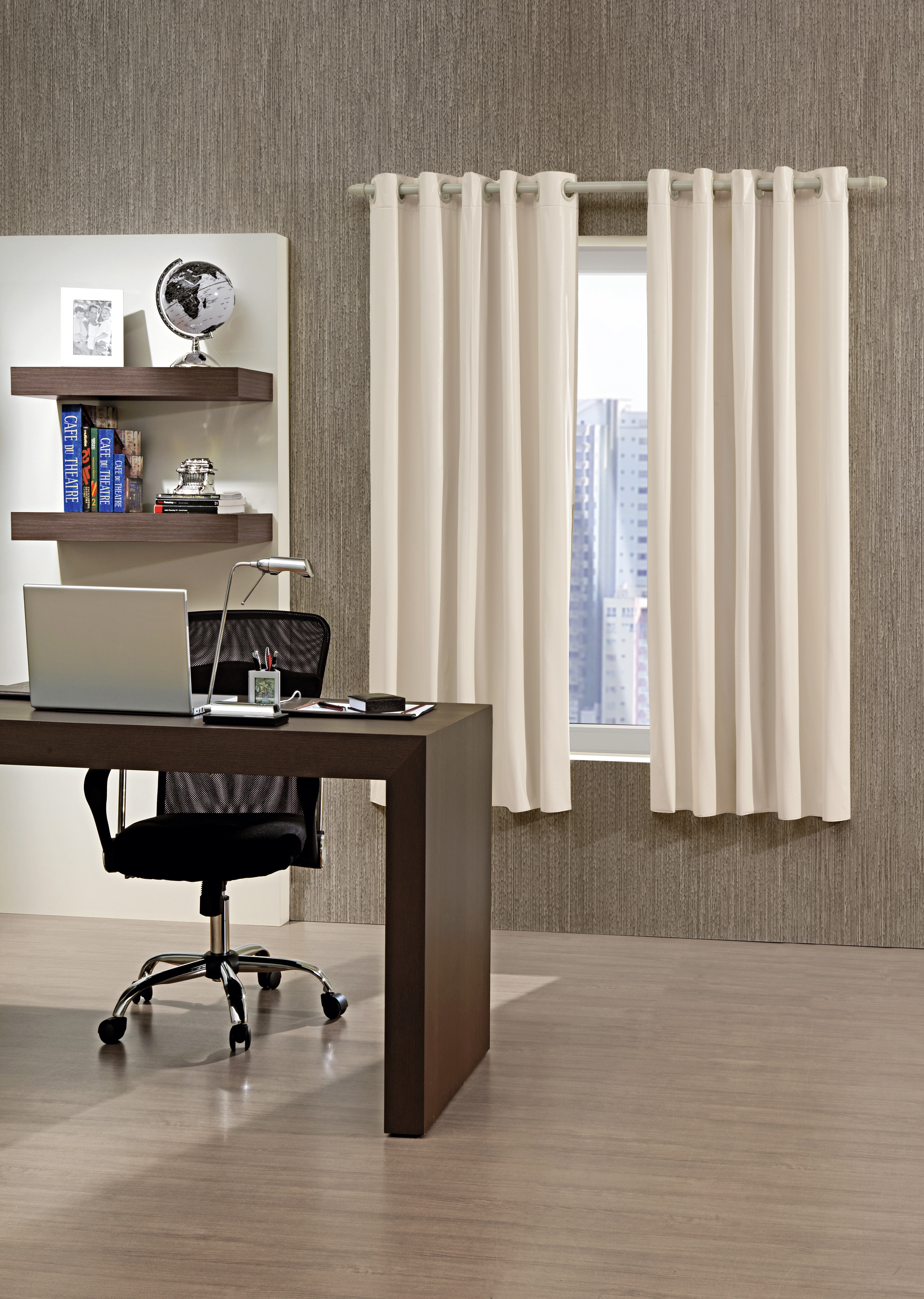 Cortina 200x160 C.luz Tec Ilh. 2bgcz Bella Janela