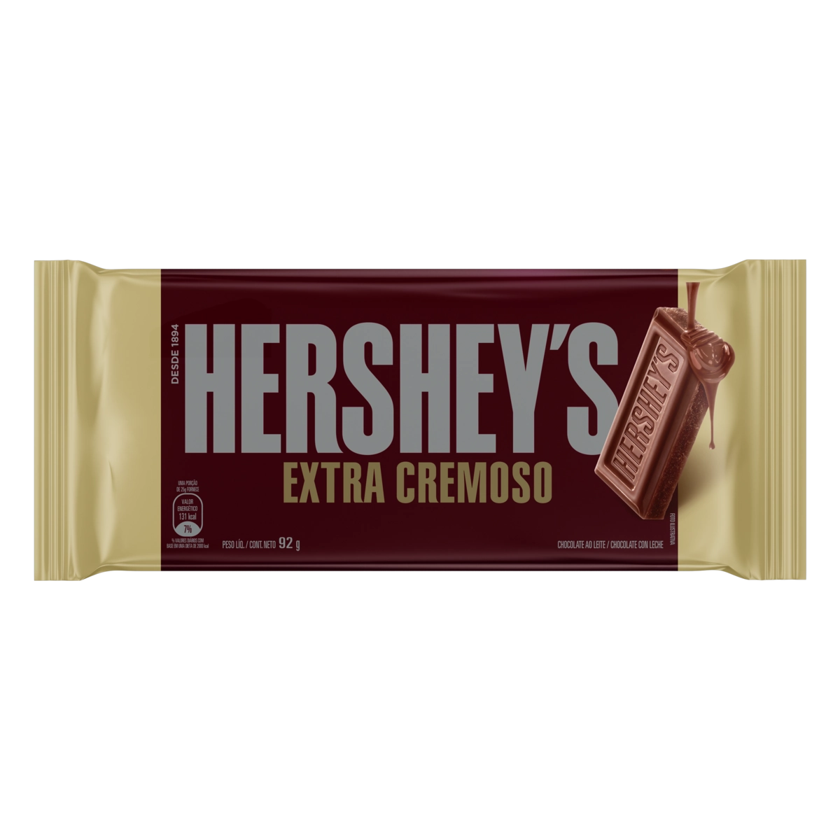 Choc Hersheys 92g Extra Cremoso
