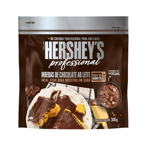 Chocolate Ao Leite Em Moedas Hersheys Professional Pouch 300g