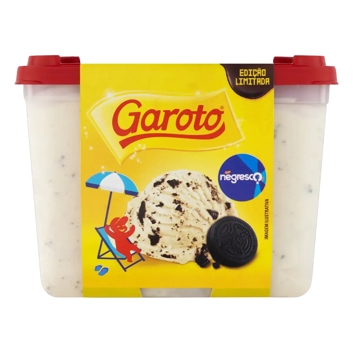 Sorvete Negresco Garoto Pote 1,5l