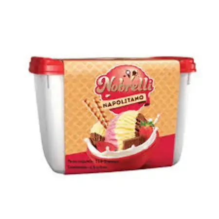 Sorvete Napolitano Nobrelli Pote 1,5l