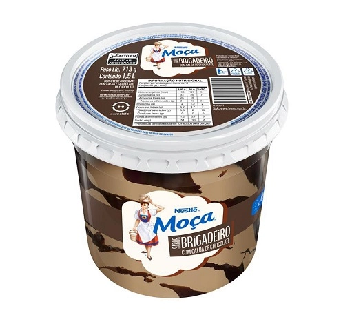 Sorv Nestle Moca Brigadeiro Calda 1,5l