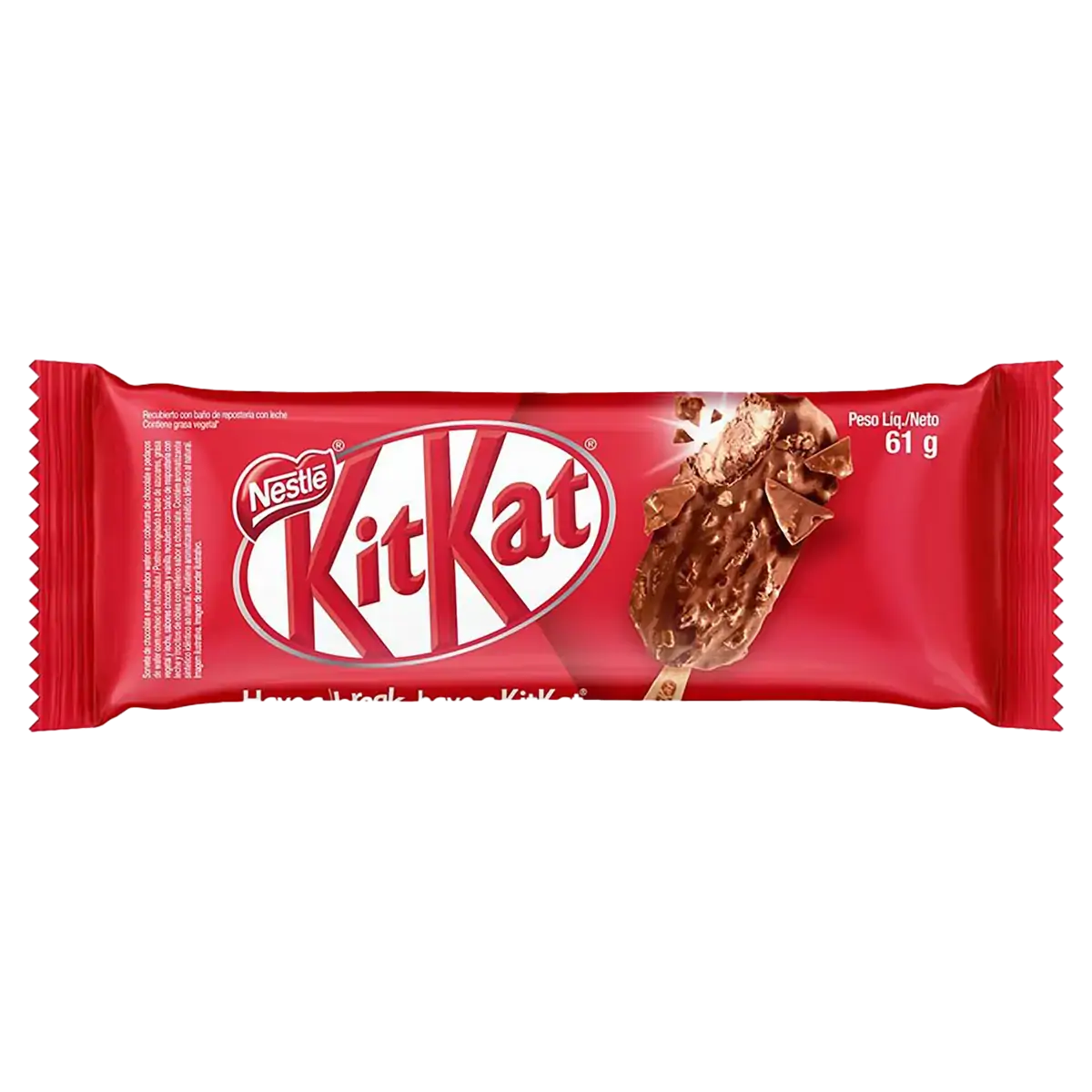 Picolé Kitkat Nestlé Pacote 61g