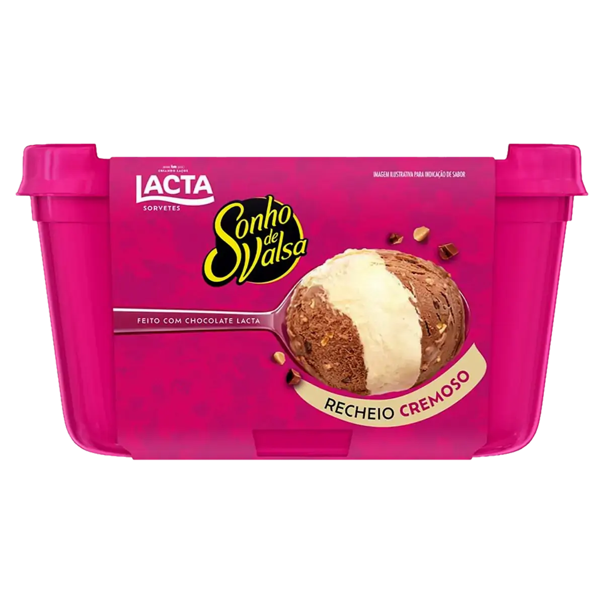 Sorvete Sonho De Valsa Lacta Pote 1l