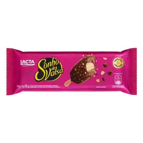 Picolé Sonho De Valsa Lacta Pacote 69g