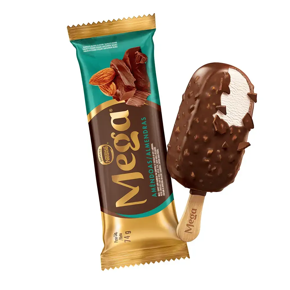 Sorvete Amêndoas Mega Pacote 74g