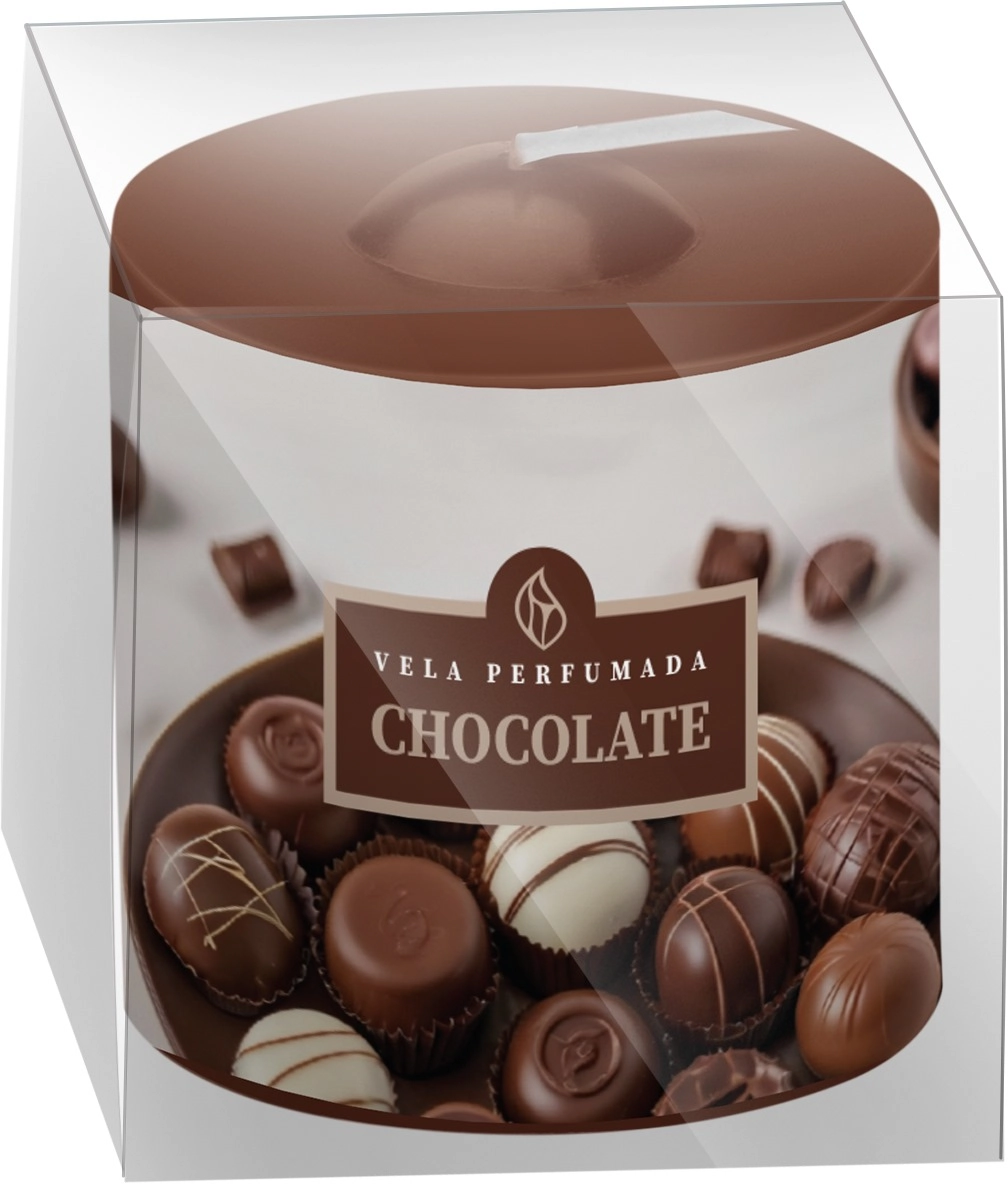 Vela Perf Chama De Ouro Chocolate 90g