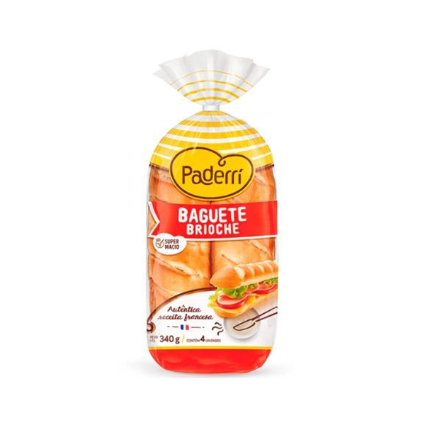 Pao Baguete Viennoise Paderri 340g
