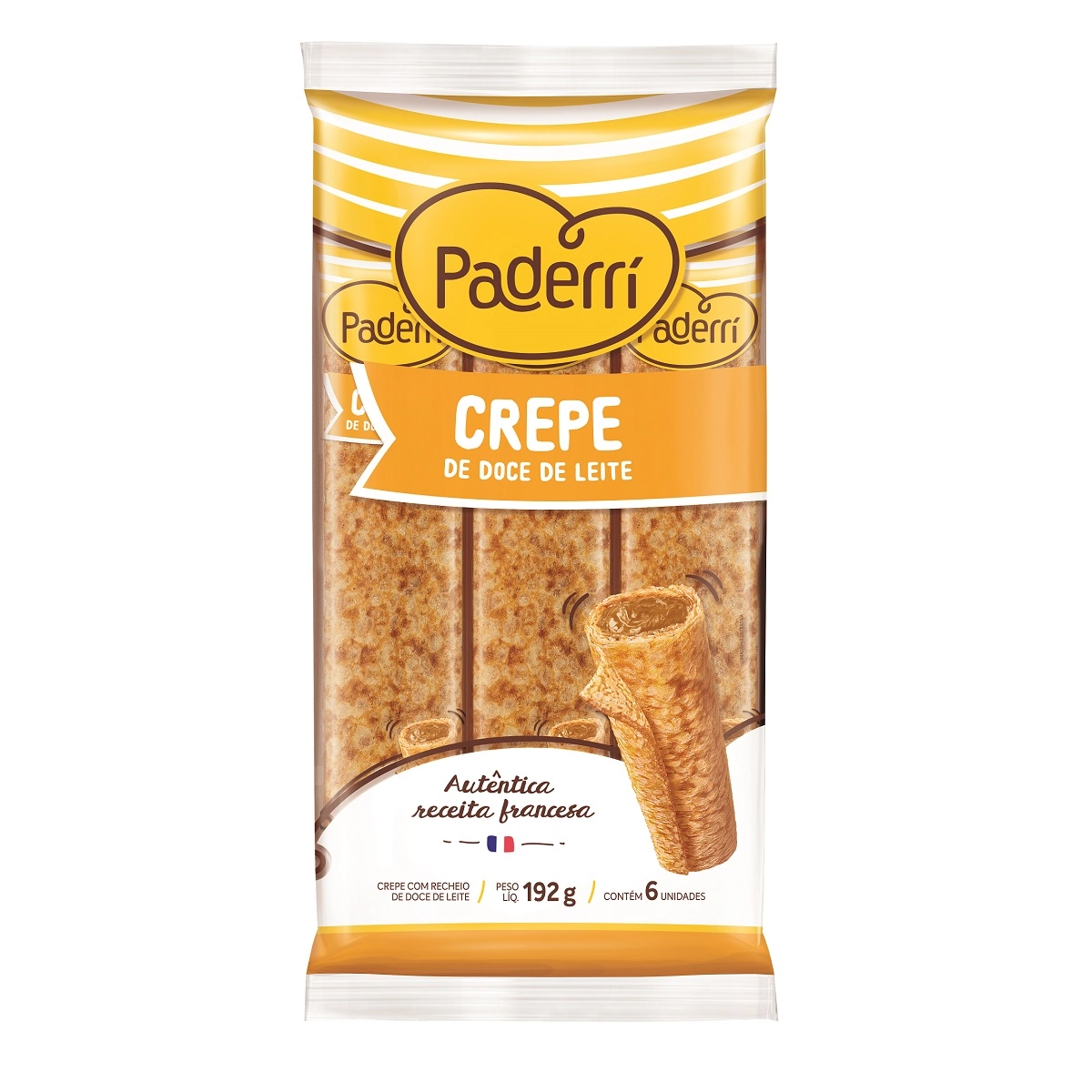 Crepe Paderri Doce De Leite 192g
