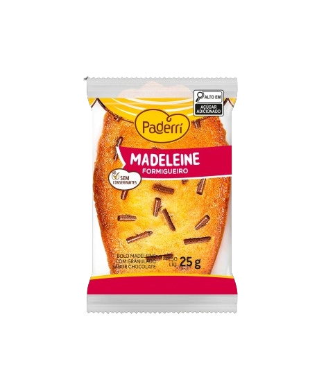 Bolo Madeleine Paderri 25g Formigueiro