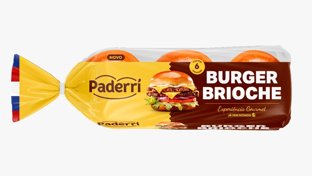 Pao Paderri Hamburguer Brioche 375g