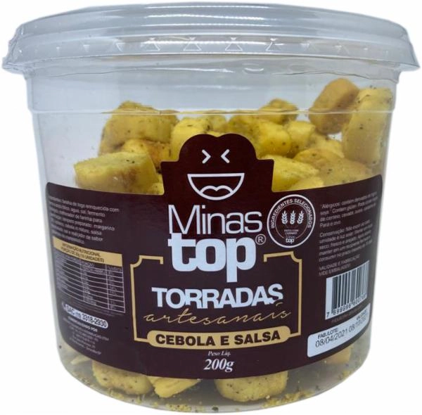 Torradinha Minastop 200g Pt Cebola/salsa