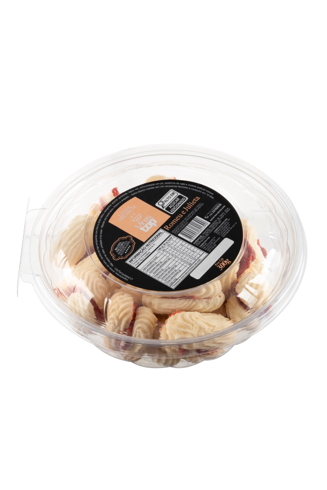 Biscoito Romeu E Juliete Tacho Minastop 300g