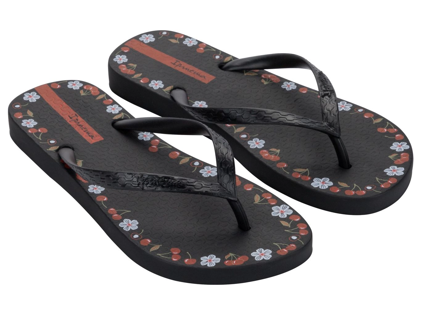 Sand Ipanema Day Fem Preto/vermelho Und