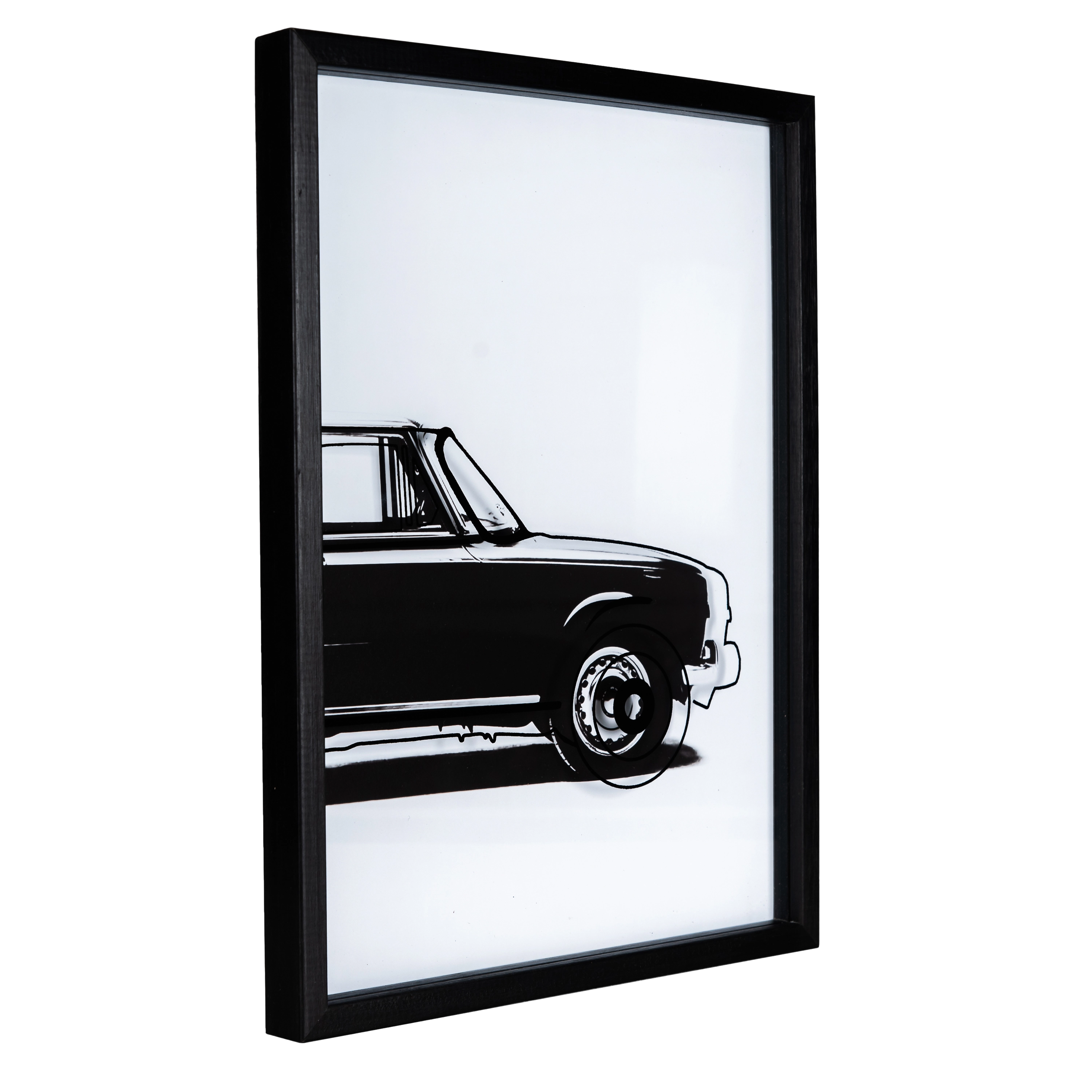 Quadro Dec 30x40 C/vidro Pint Luxo