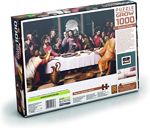 Puzzle Ad Santa Ceia 1000pcs