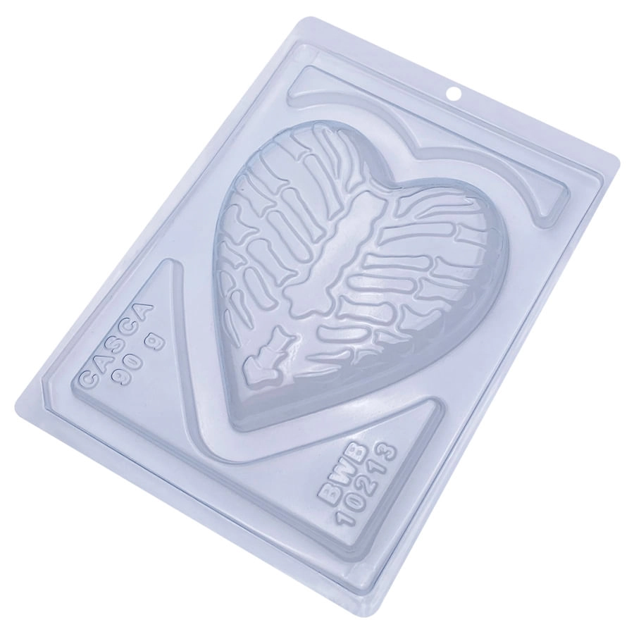 Forma Silic Coracao Caveira 10213 Bwb