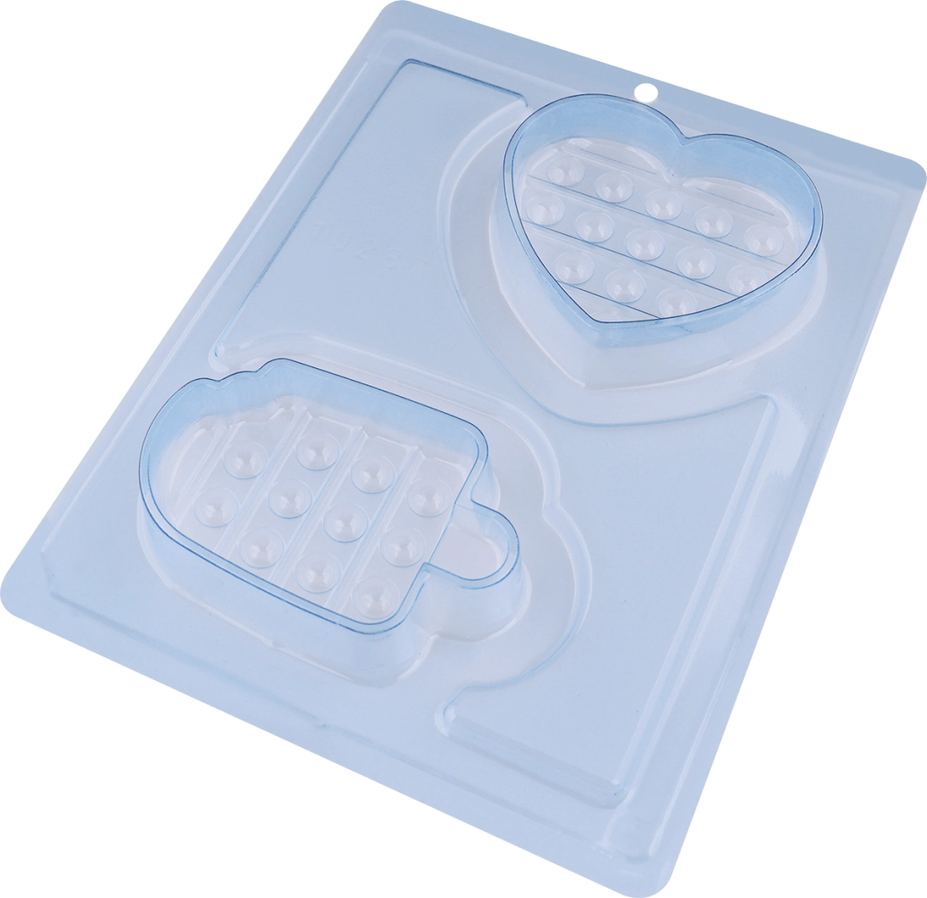 Forma Pop It Sorvete E Coracao 34x23cm Ref 10287 Bwb