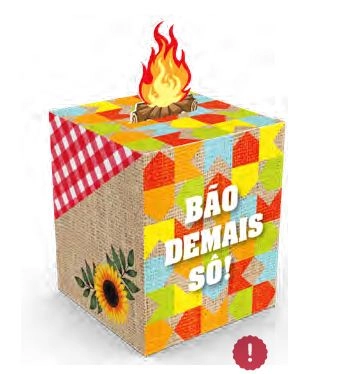 Caixa Pop Up Fogueira Bao Demais So Ref.4396