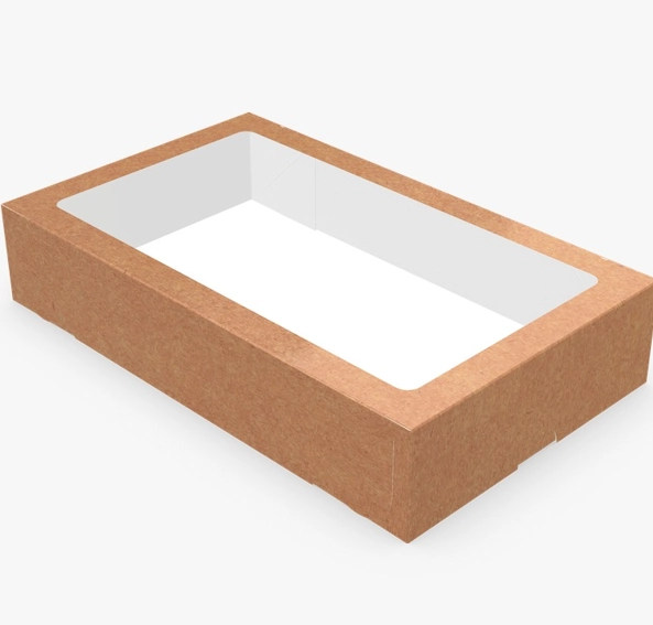 Caixa Kraft C/visor 15 Doces Ideia