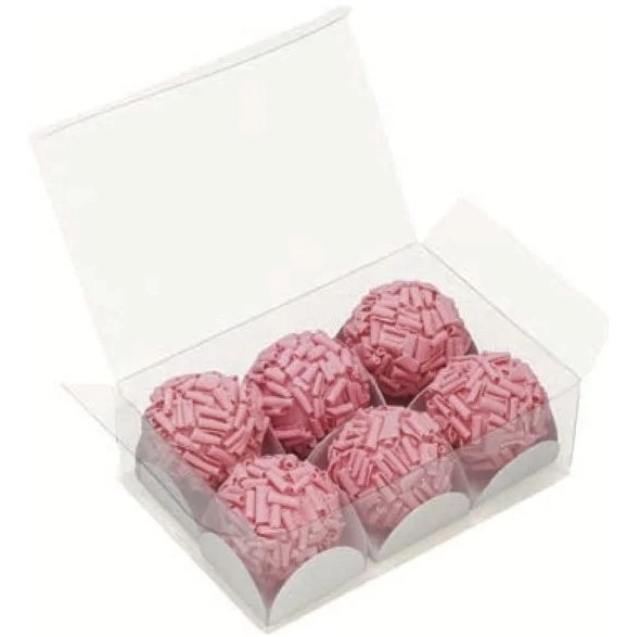 Caixa Basic 6 Doces Cristal Ideia