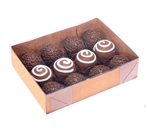 Caixa Essencial Kfaft P/12 C/10un Doces Ideia Embalagens