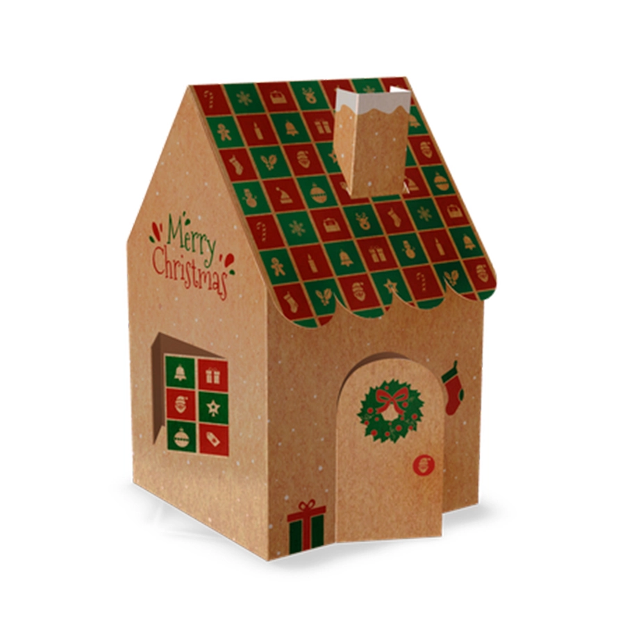 Casinha P.doces Natal Kraft 24 5068 Ideia